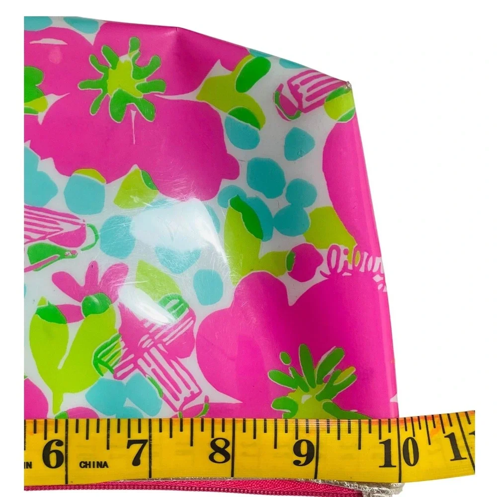 Lilly Pulitzer for Estee Lauder Women's Pink Floral Makeup Bag Ideal For Travel